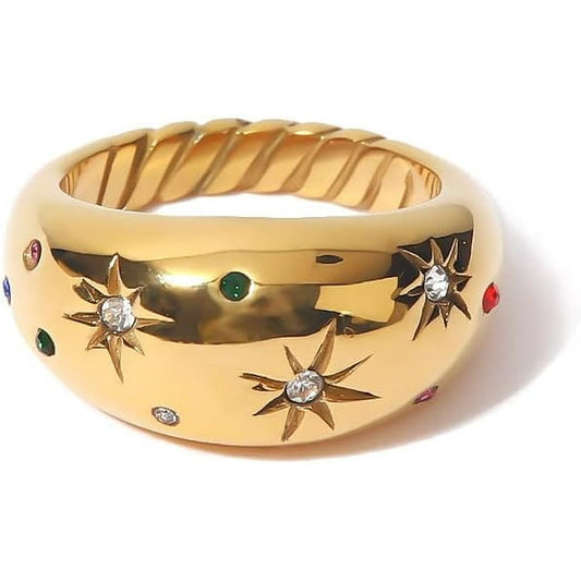 Chunky Gold Rings