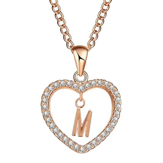 Gifts Sets for Womens Womens Fashion 26 English Letter Name Chain Pendant Necklaces Jewelry Valentine's Day Gifts