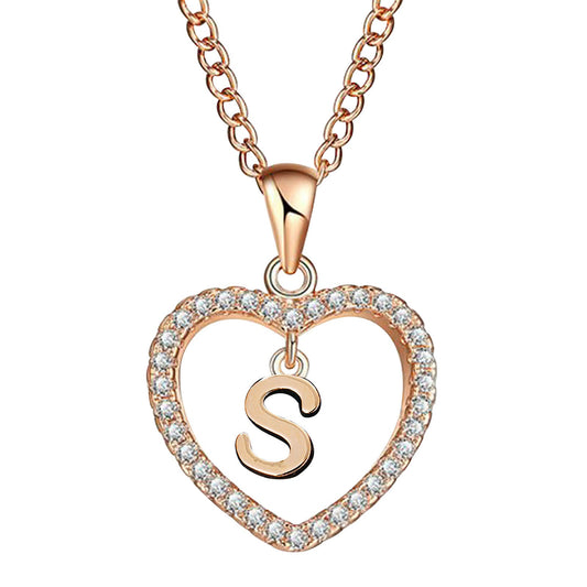 Gifts Sets for Womens Womens Fashion 26 English Letter Name Chain Pendant Necklaces Jewelry Valentine's Day Gifts